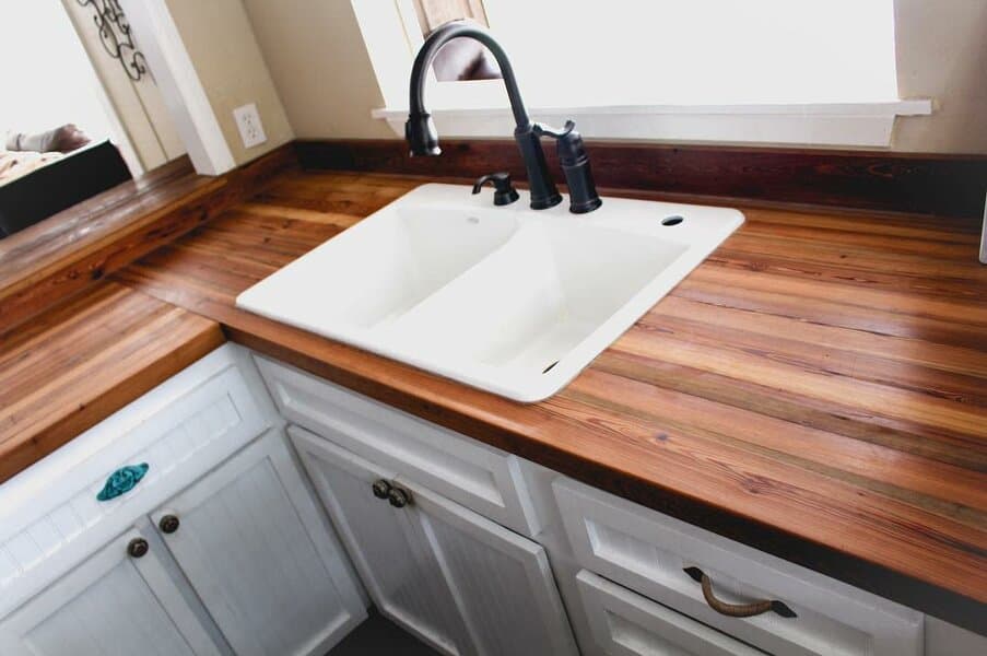 Matte finish countertop