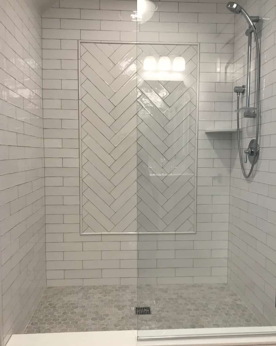 White brick tiles