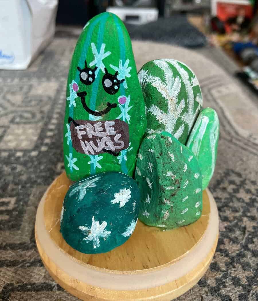 DIY rock decor