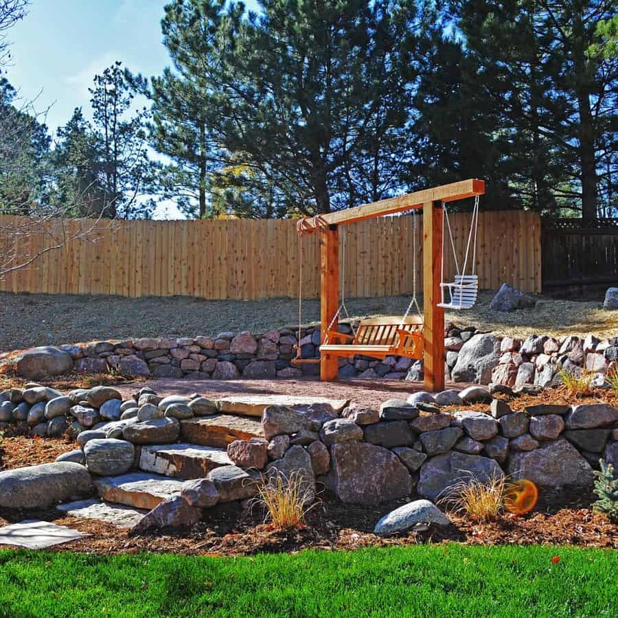 Rocks and Boulders Inexpensive Retaining Wall Ideas timberline landscaping