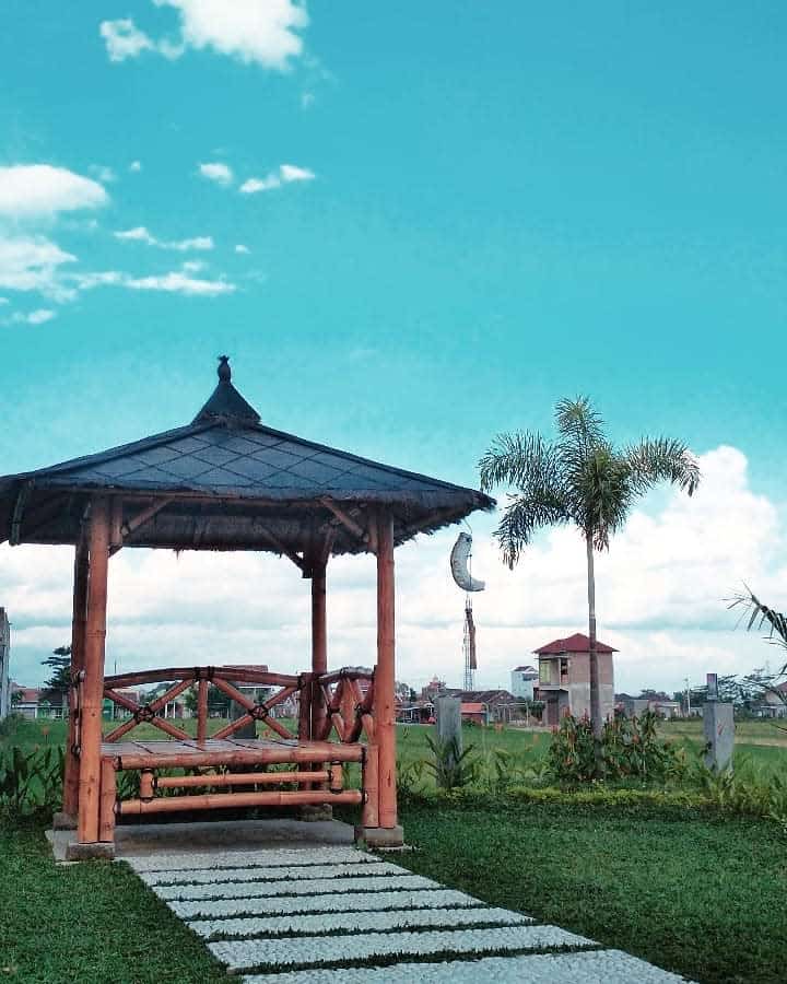 Gazebo with seating