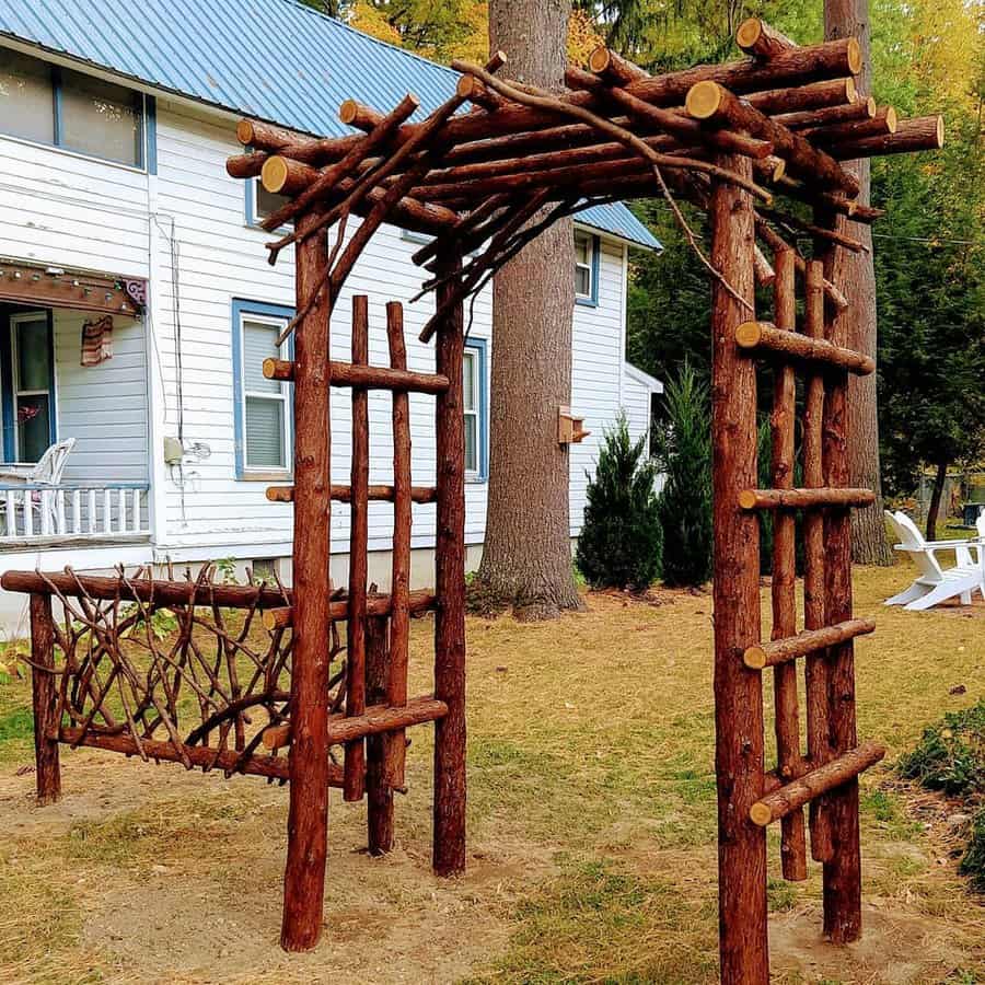 Rustic arbor