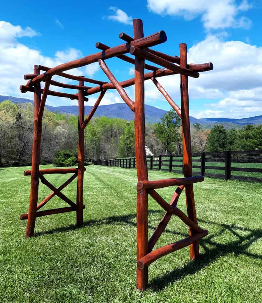 Rustic arbor