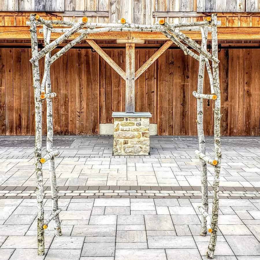 Rustic arbor