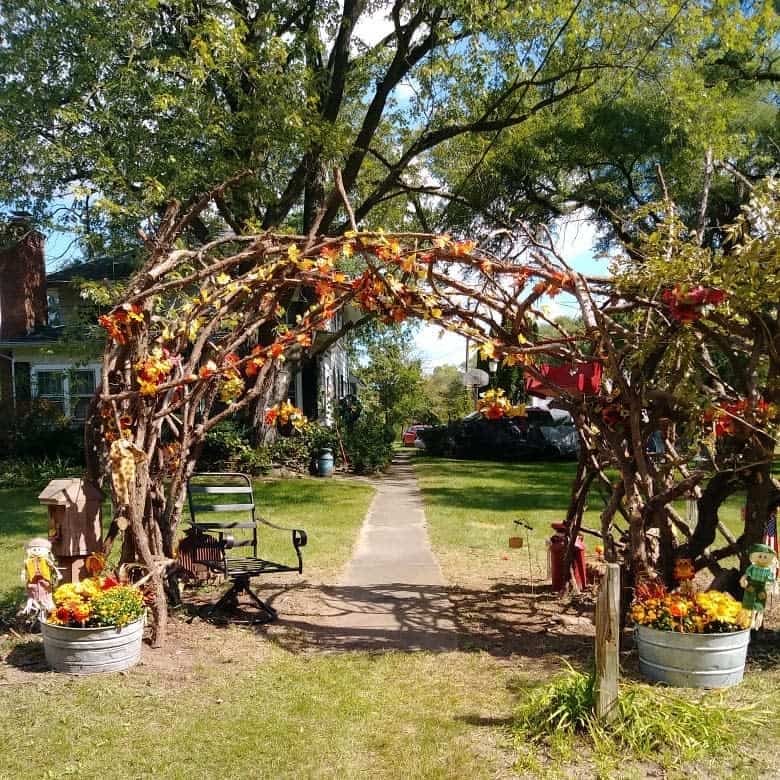 Rustic arbor