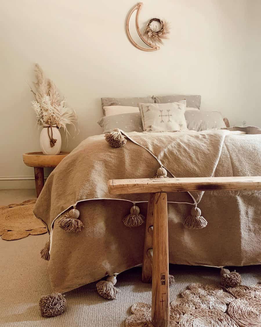 Rustic Boho Bedroom Ideas hippppieatheart 1