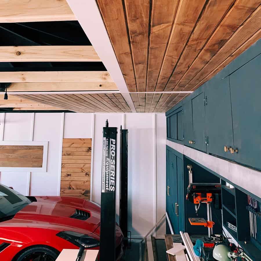 Rustic Garage Ceiling Ideas pbindesign
