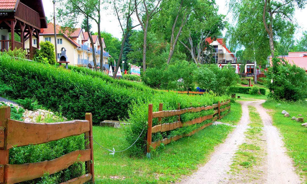 Rustic barn fence