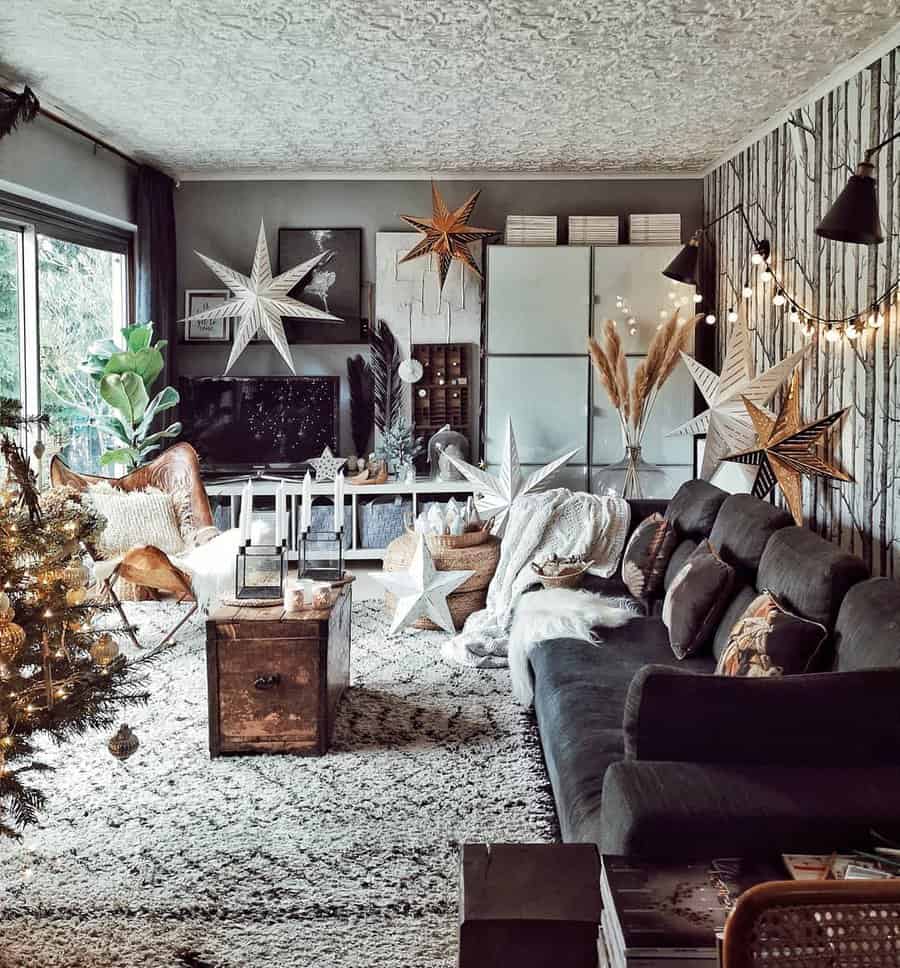 Rustic Gray Living Room Ideas tiffyandflow