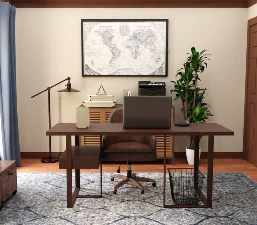 Rustic Home Office Desk Ideas spacejoyapp