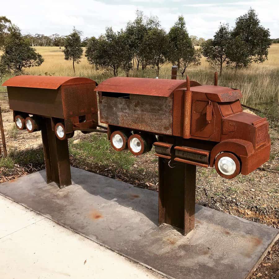 rustic mailbox