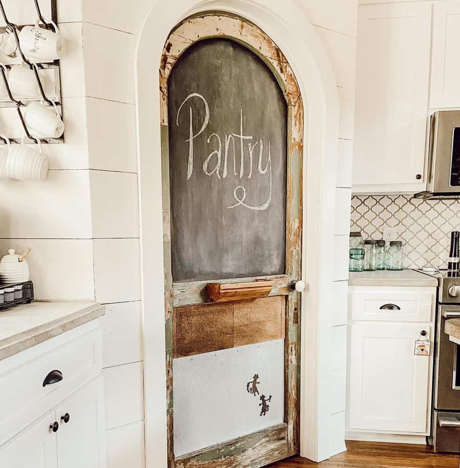 Rustic Pantry Door Ideas rachel thepondsfarmhouse