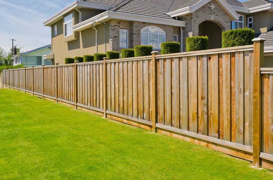 Rustic privacy fence