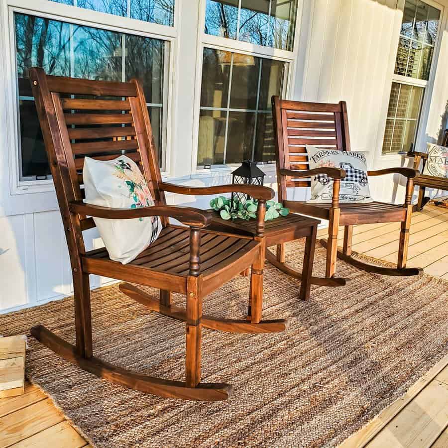 rustic small porch