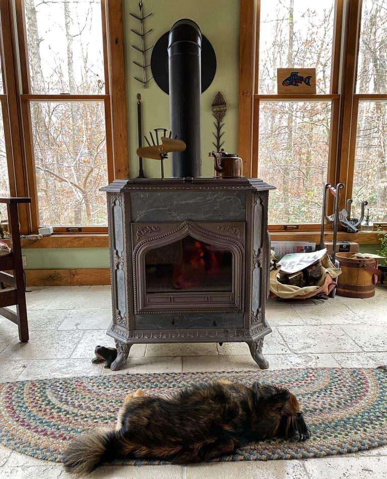 10 Wood Stove Hearth Ideas [with Photos]