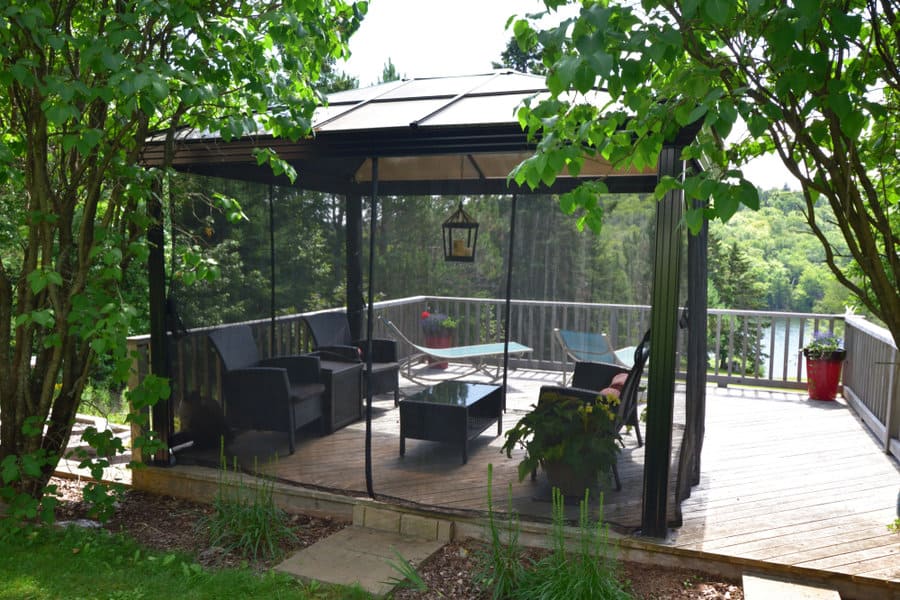 Gazebo with screen