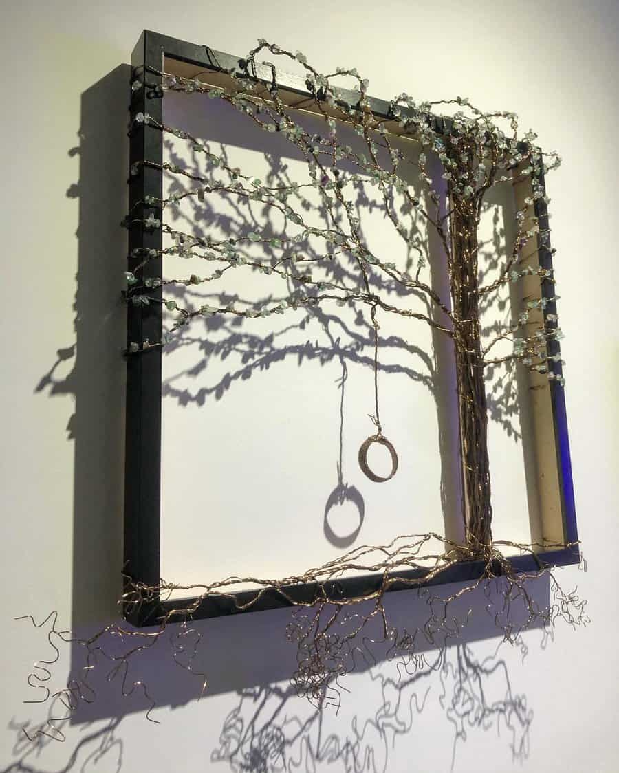 Metal sculptural art