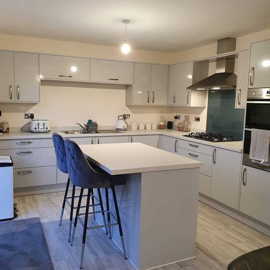 Kitchen island with seating