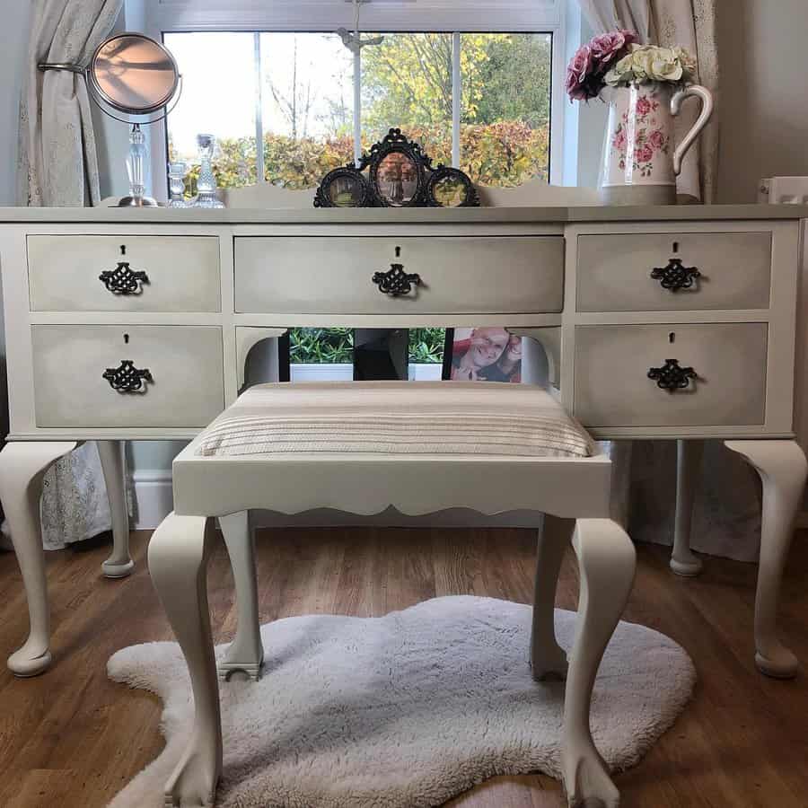 Victorian style vanity cabinet