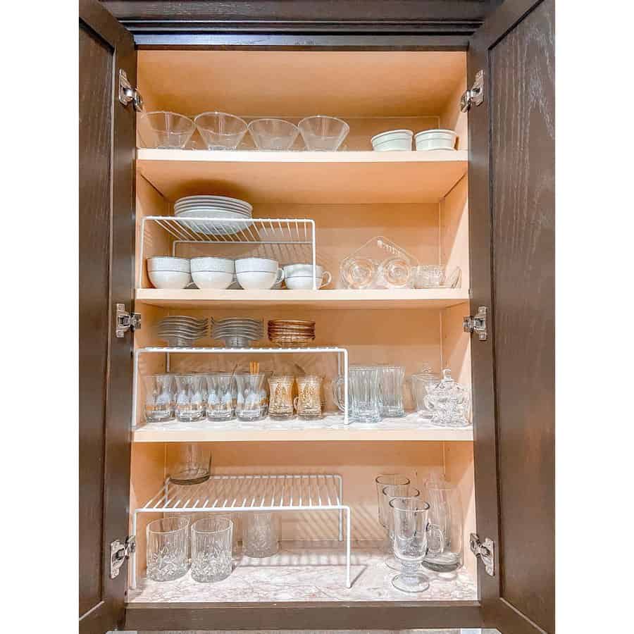 cabinet with wire racks