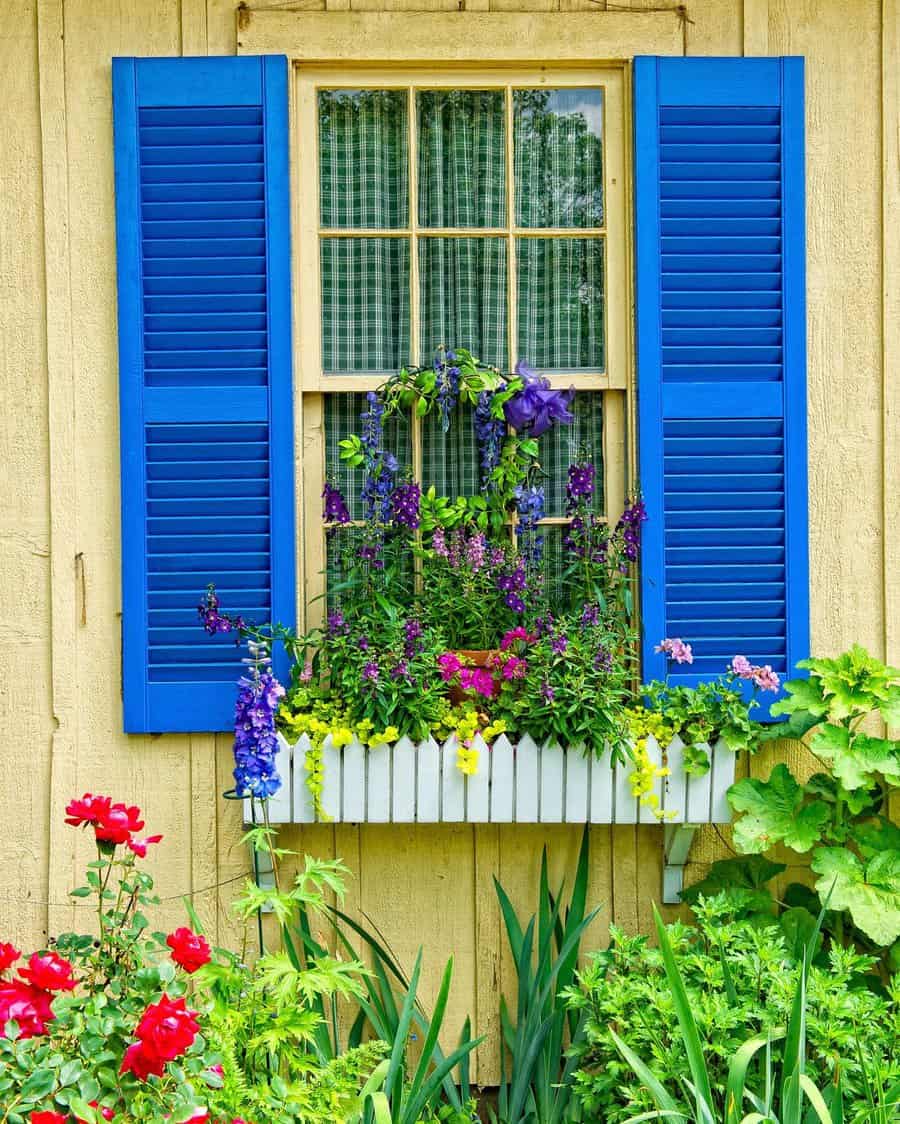 White window box