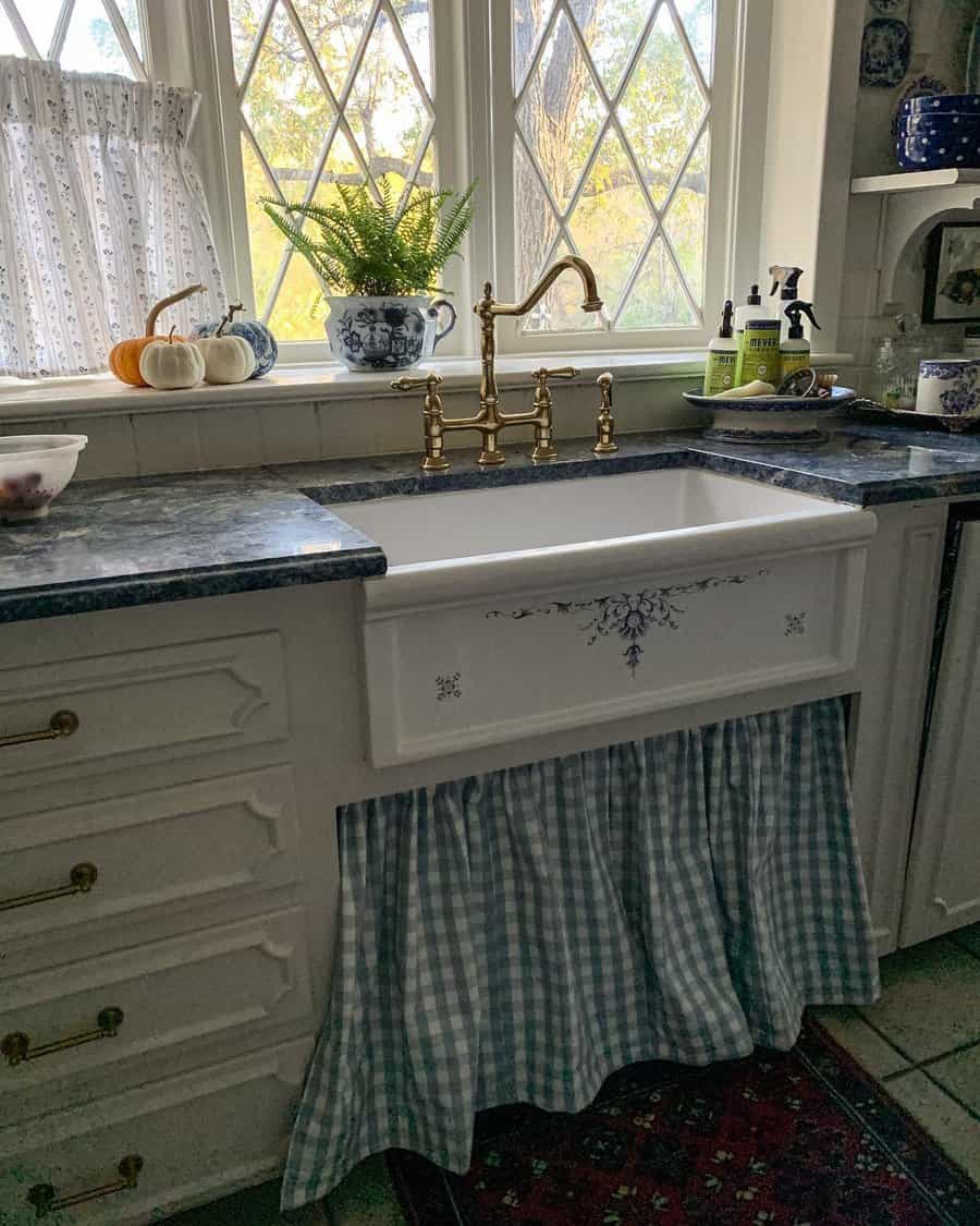 Sink Kitchen Curtain Ideas lemon tree home by julie
