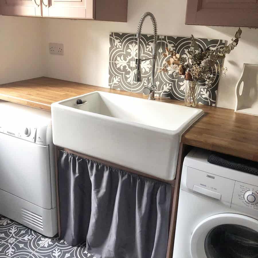 Sink Kitchen Curtain Ideas the spinney renovation