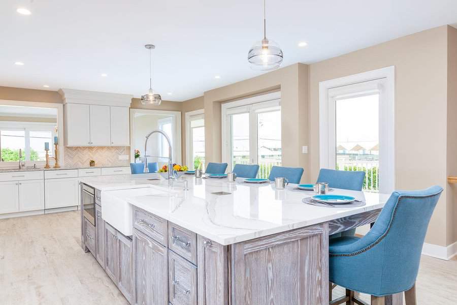 Kitchen island sink