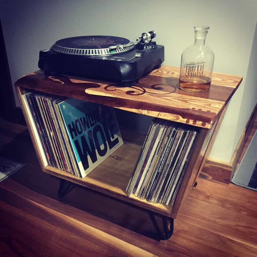 Vinyl compact storage