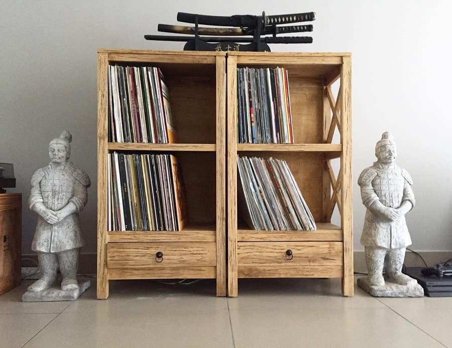 Vinyl compact storage