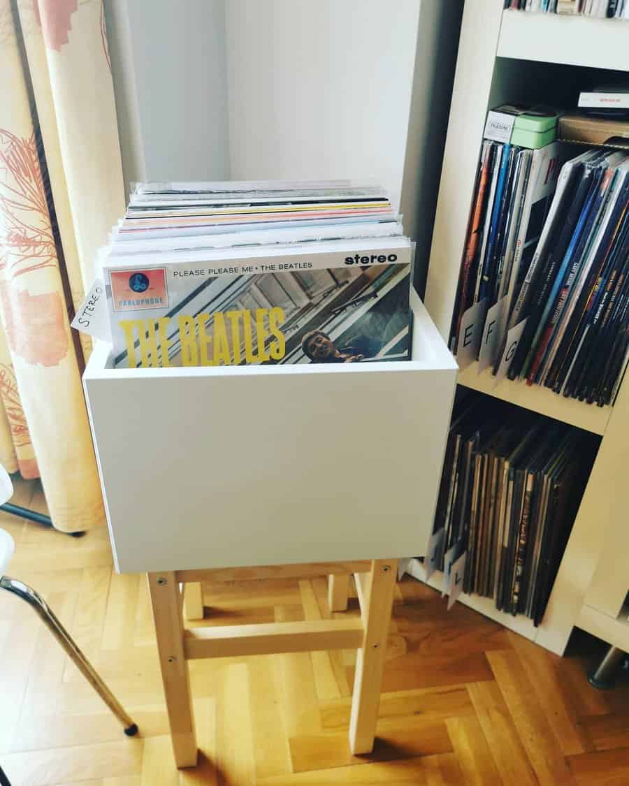 Vinyl compact storage