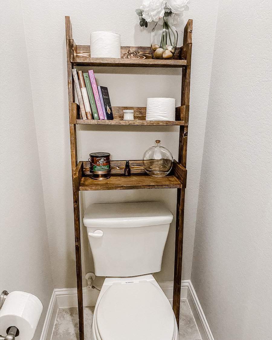 over-the-toilet rack