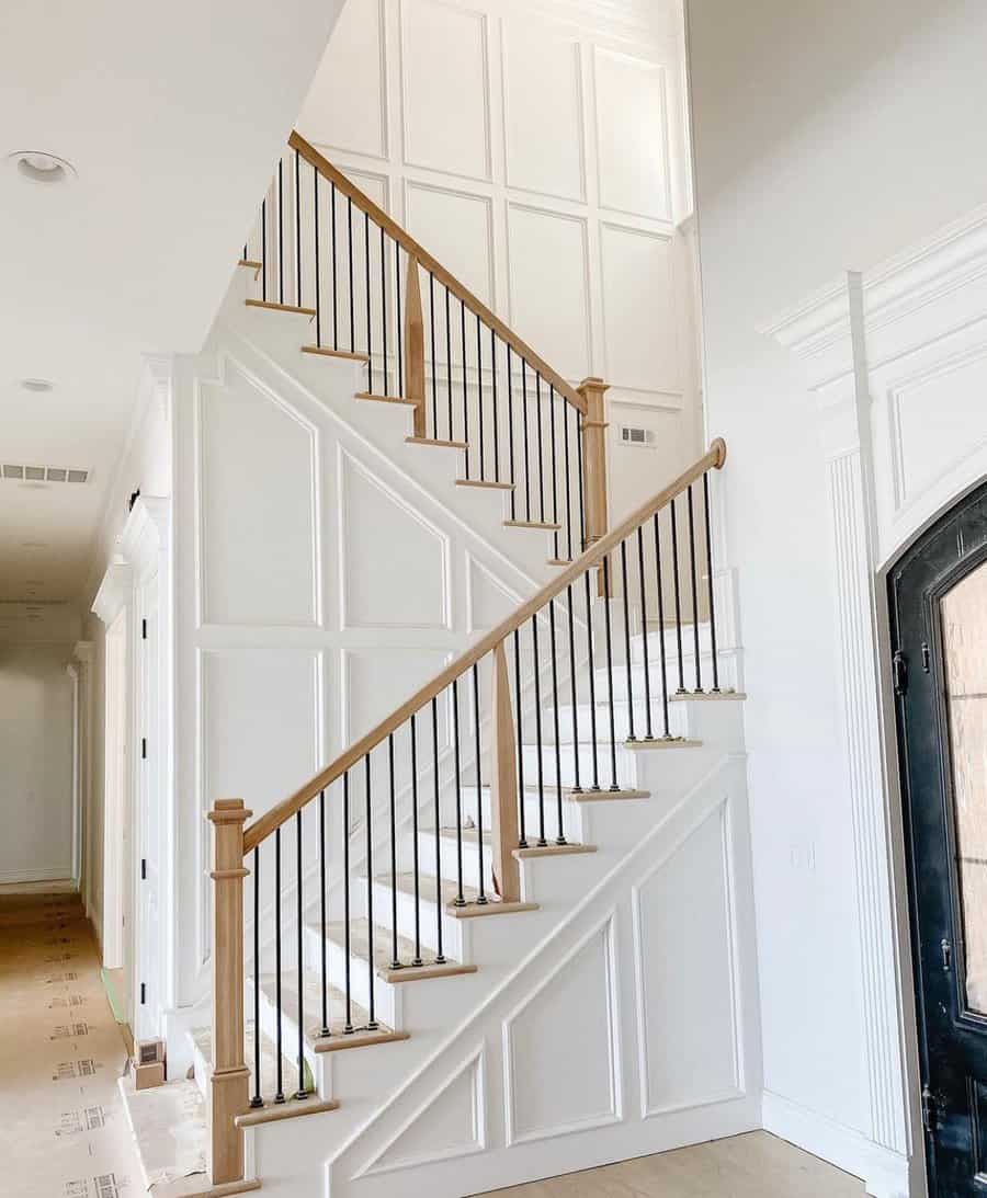 stair wall trimming