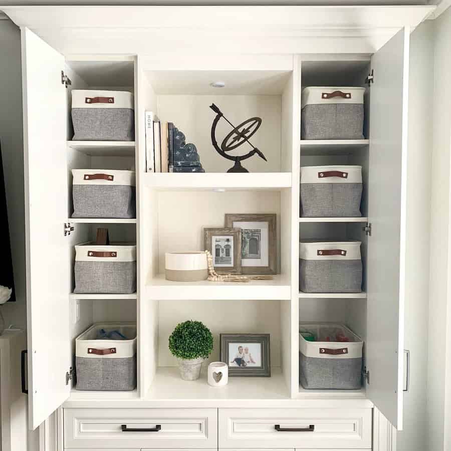 Secret pantry shelf