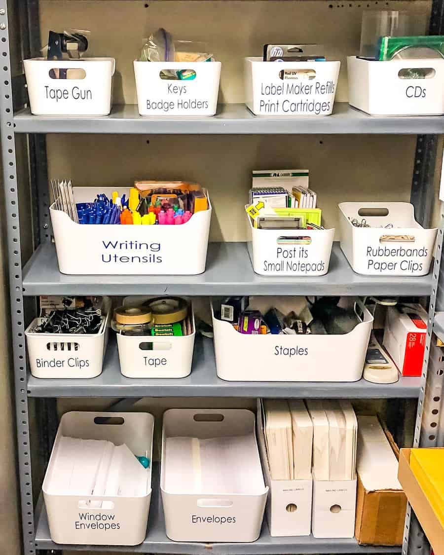 Labelled organizers