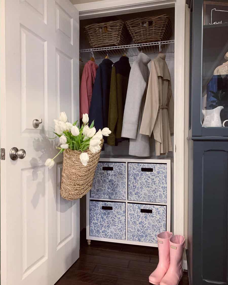 Small guest coat closet