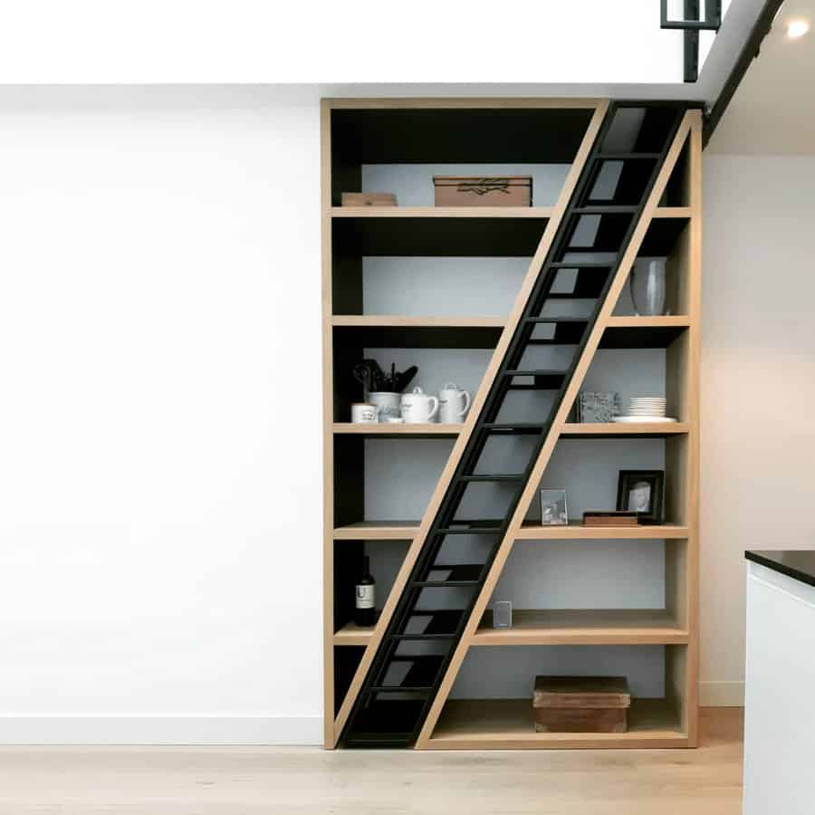 full-length wall shelf