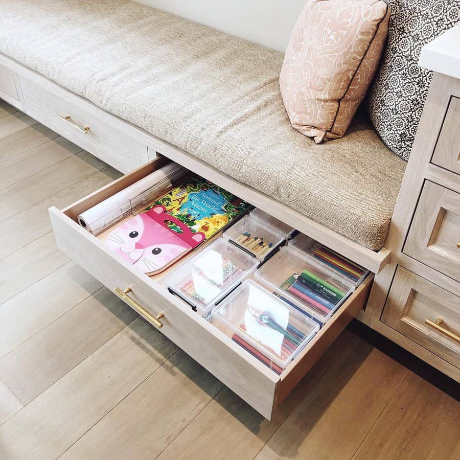 Floor level drawer