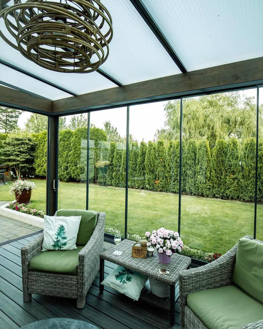 Back porch sunroom