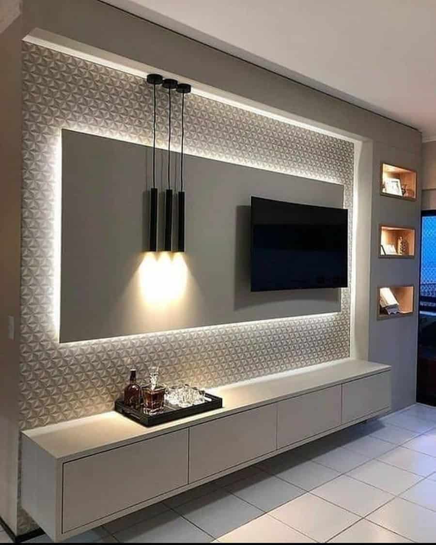 TV accent wall 