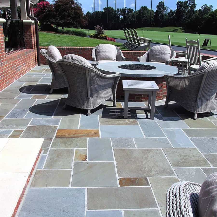 stained concrete pavers