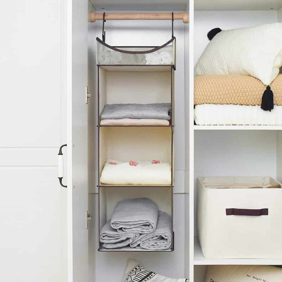 Towel closet organization techniques