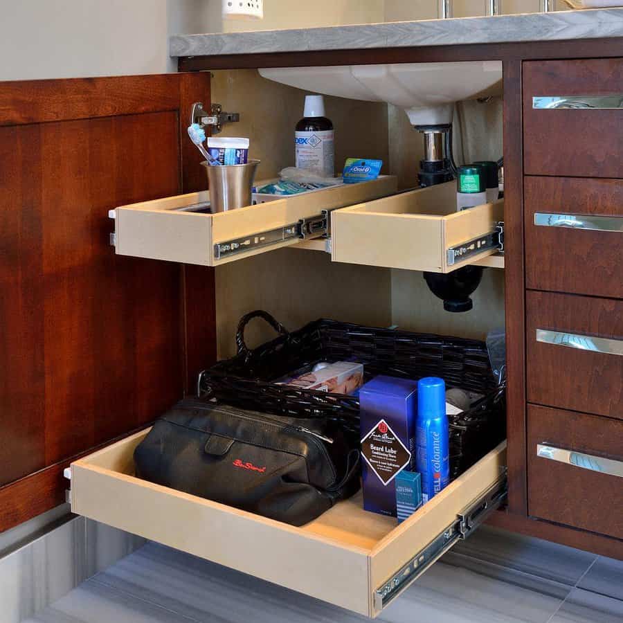 Under the sink storage