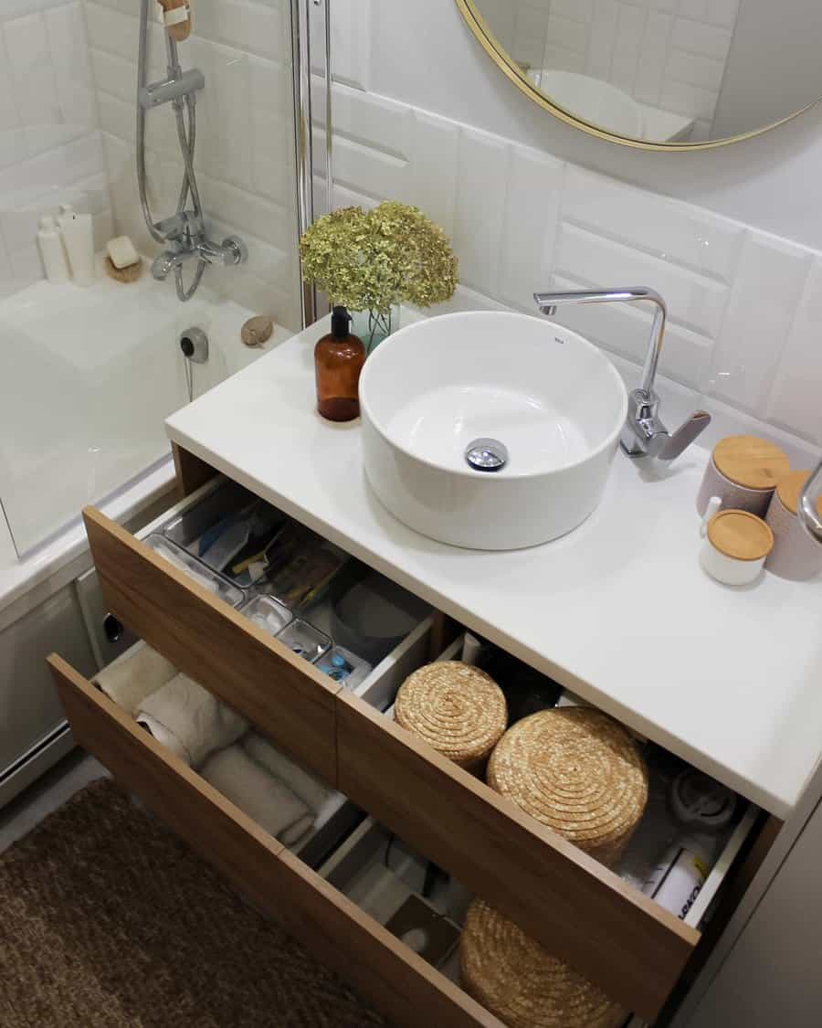 Under the sink storage