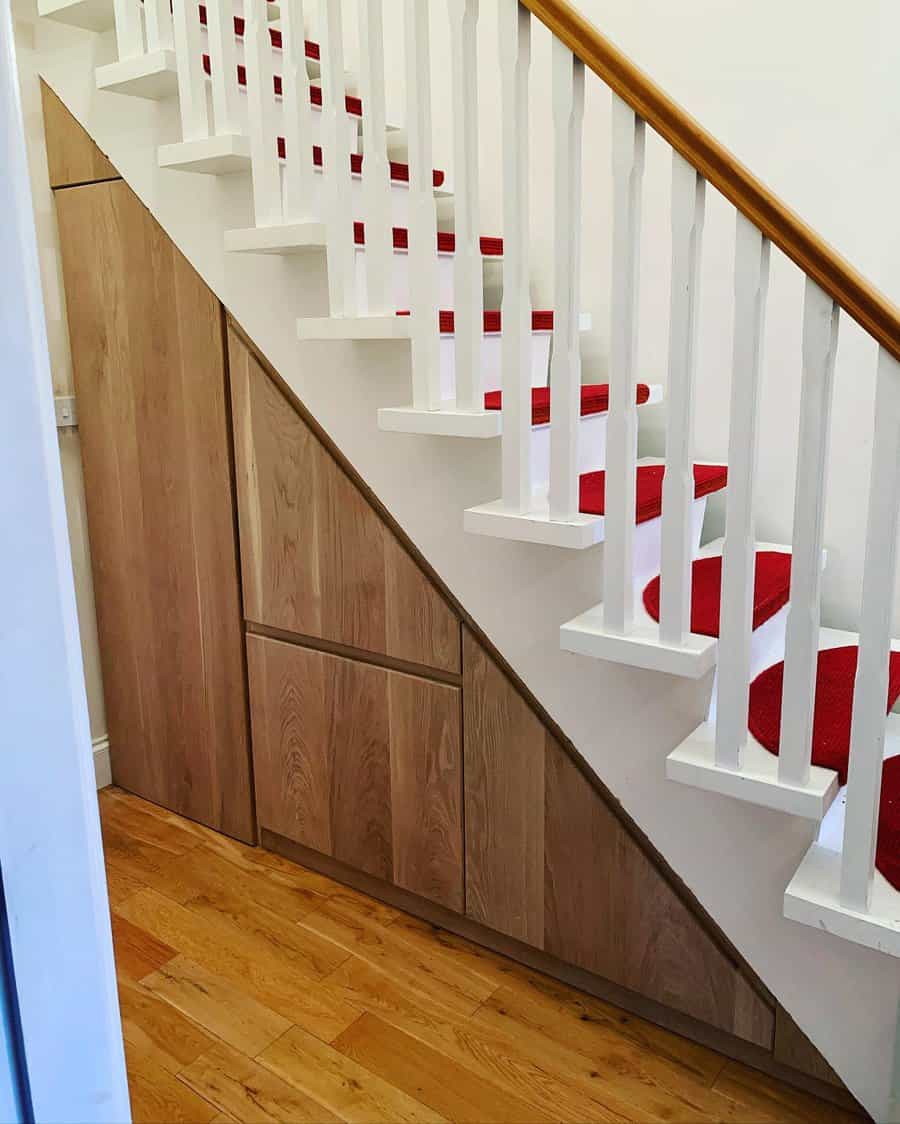 Under the stairs storage