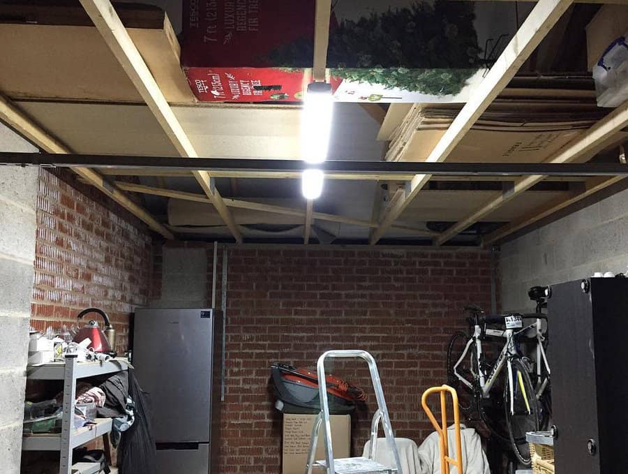 Unfinished Garage Ceiling Ideas coopers new build