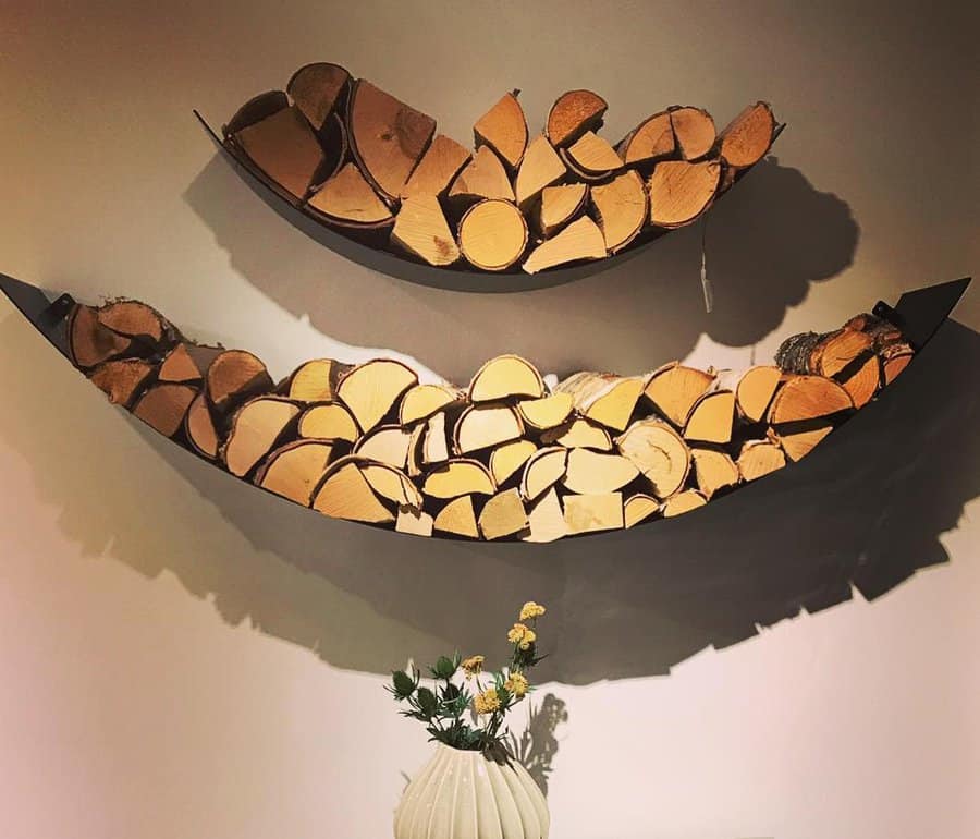 Creative firewood rack