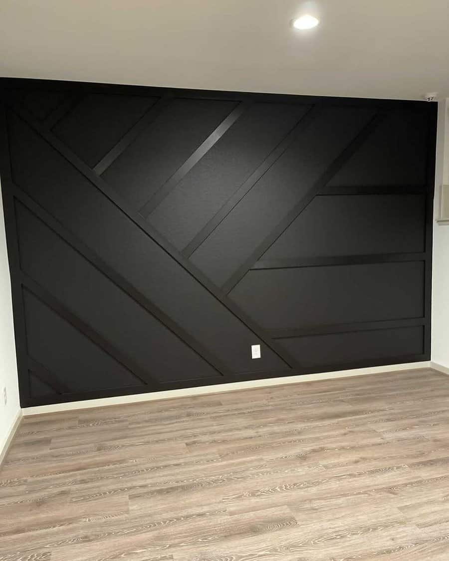 Geometric wall paneling