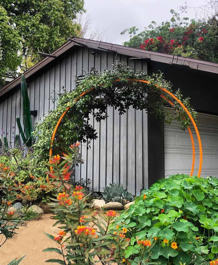 Vine covered arbors