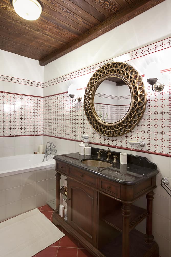 Vintage Bathroom Mirror Ideas 3